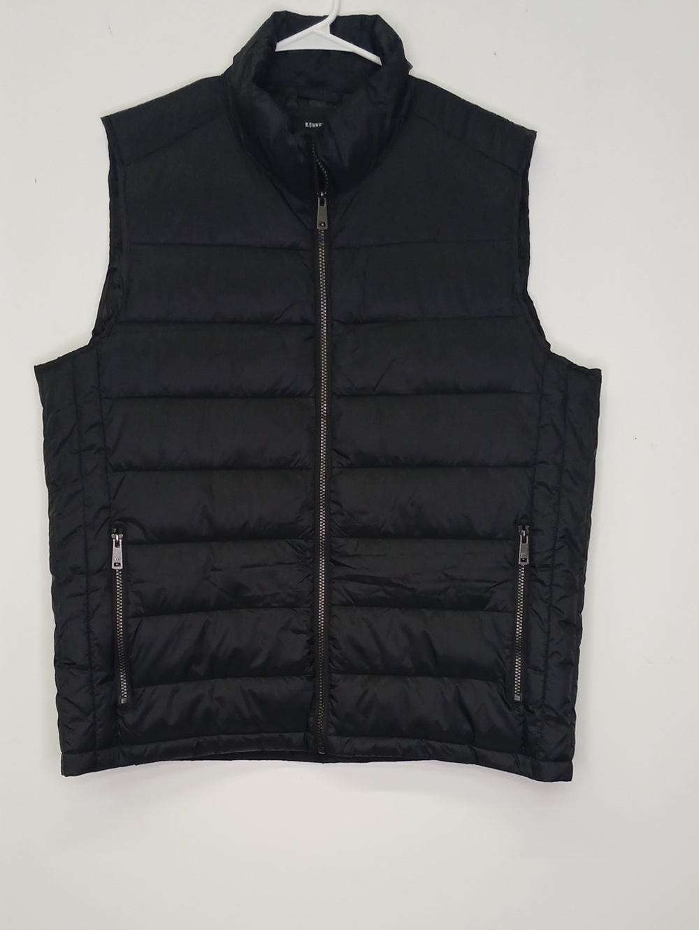 Kenneth Cole Black Quilted Puffer Vest /L